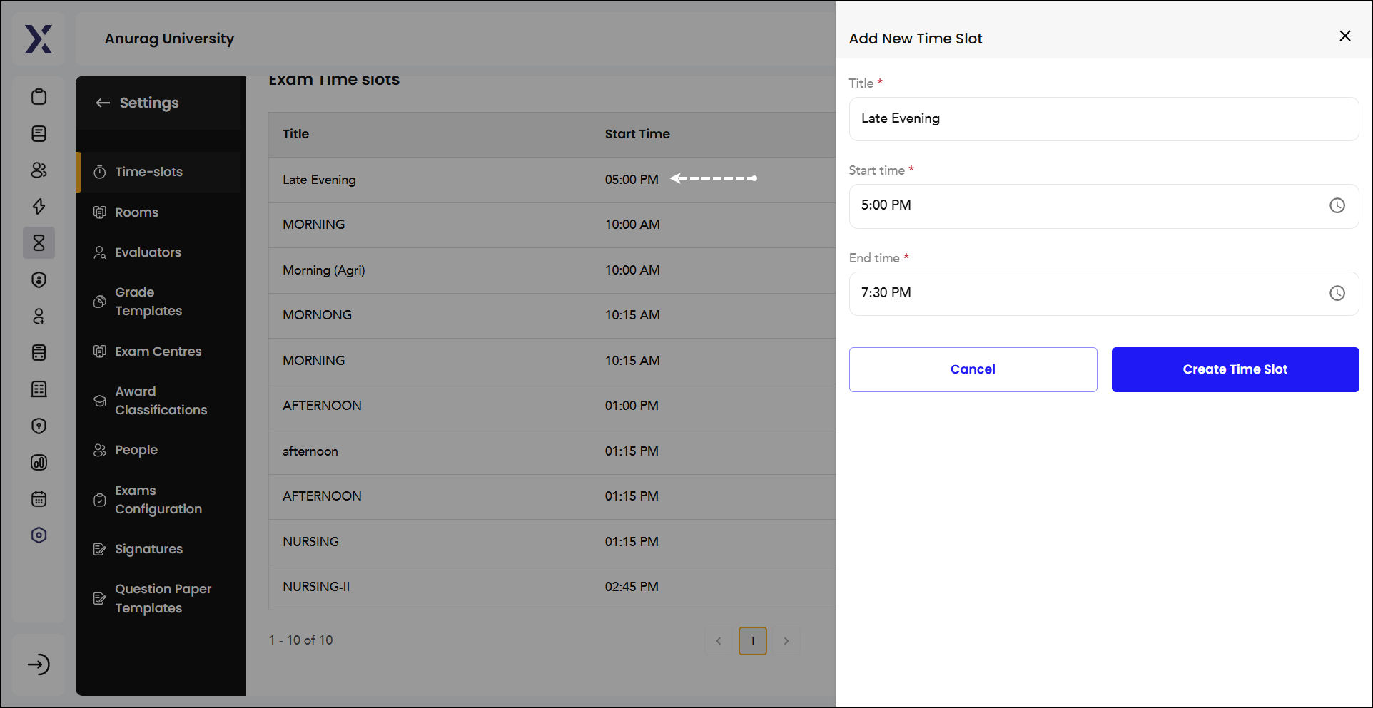 Exams_Settings_Timeslot