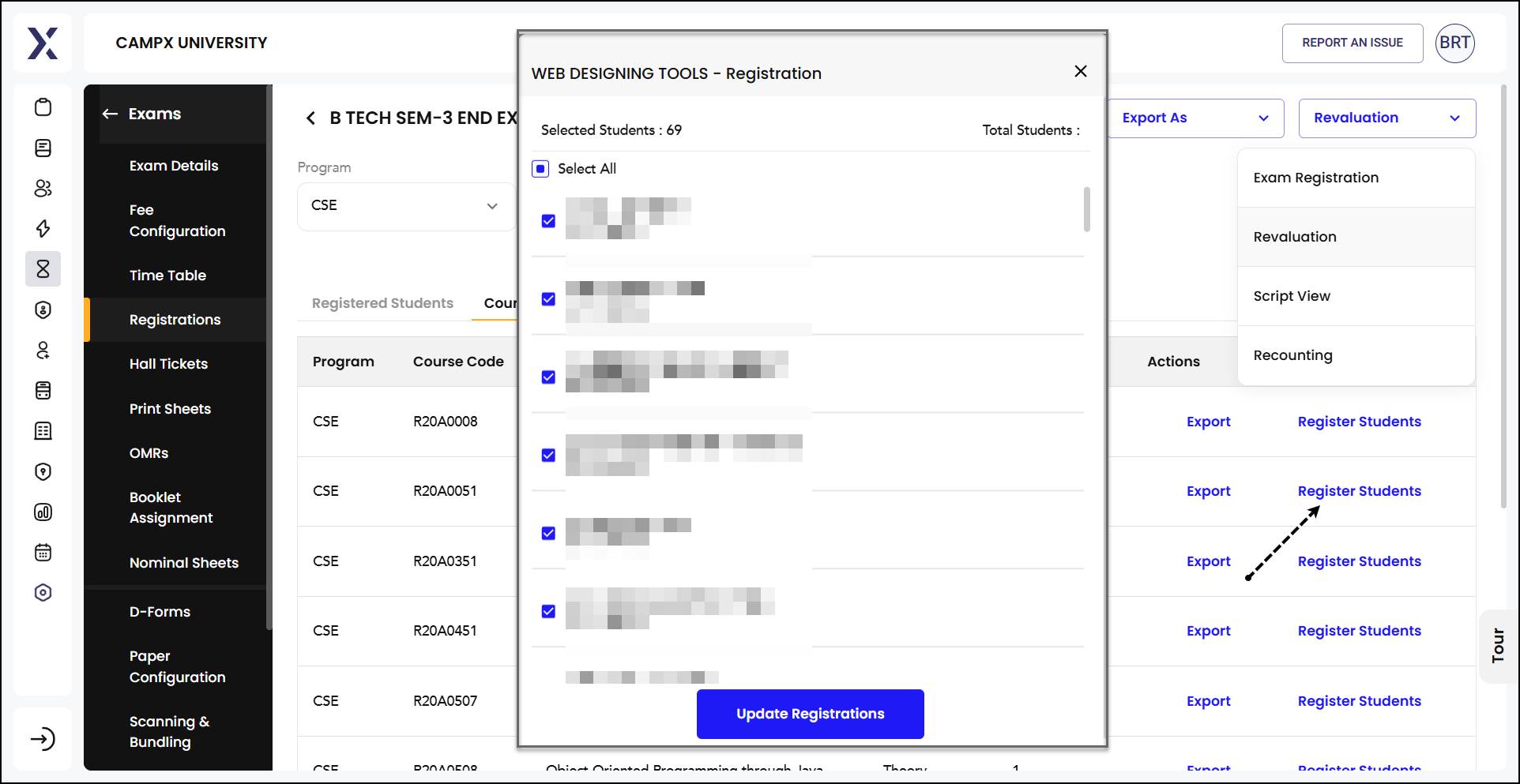 ExternalExam_Registrations_Reevaluation