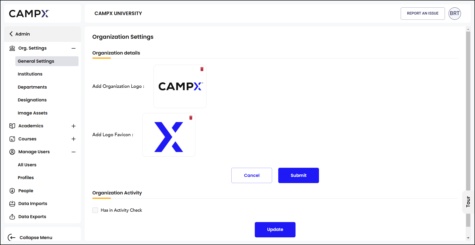 OrganizationalSettings