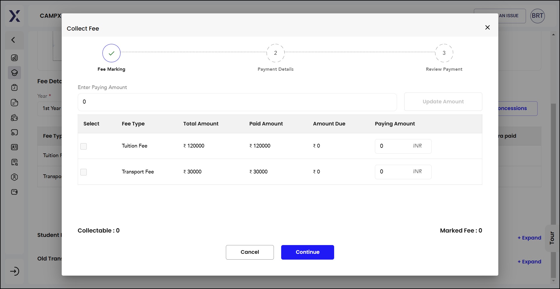 Payments_AcademicFee_CollectFee