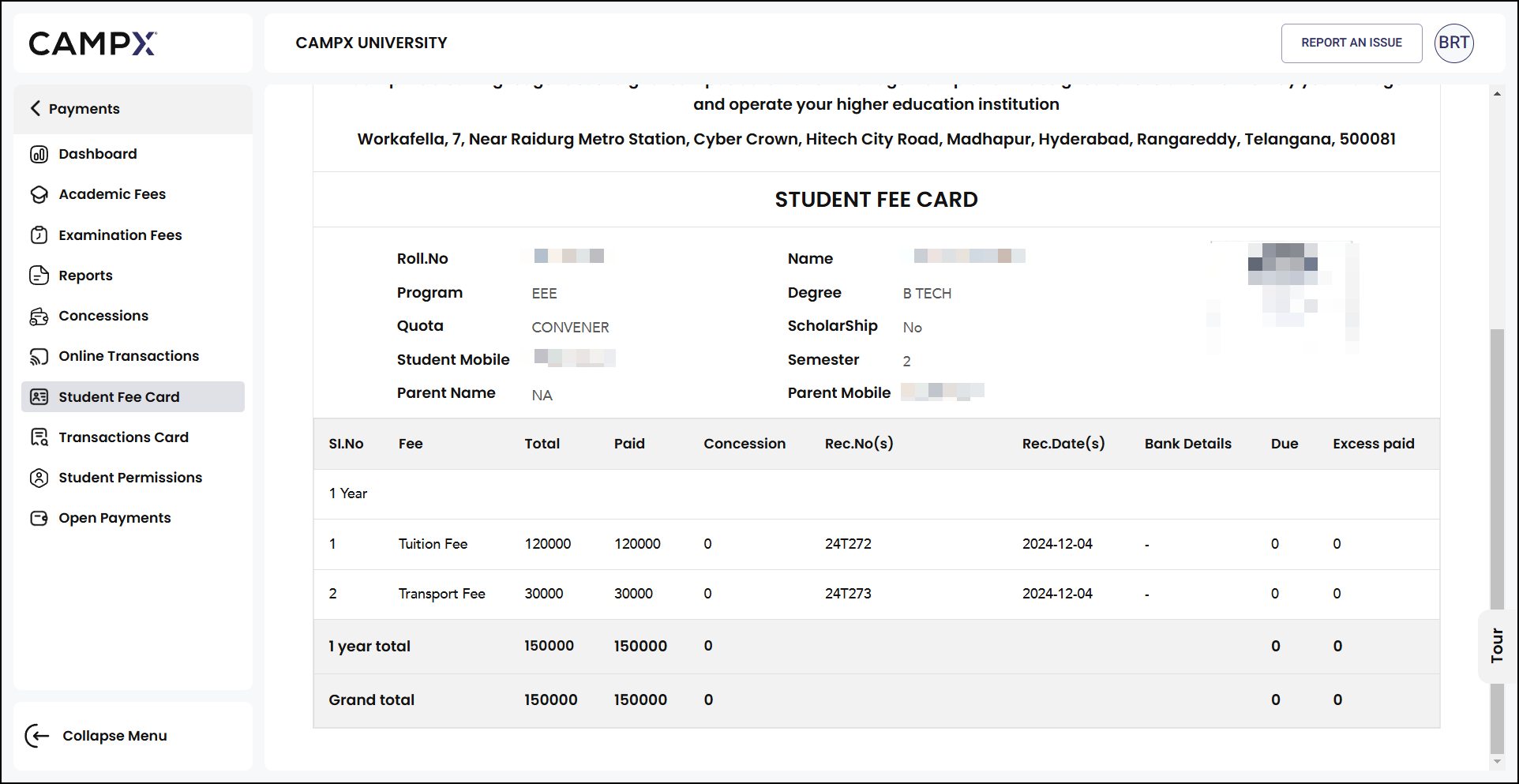 Payments_StudentFeeCard