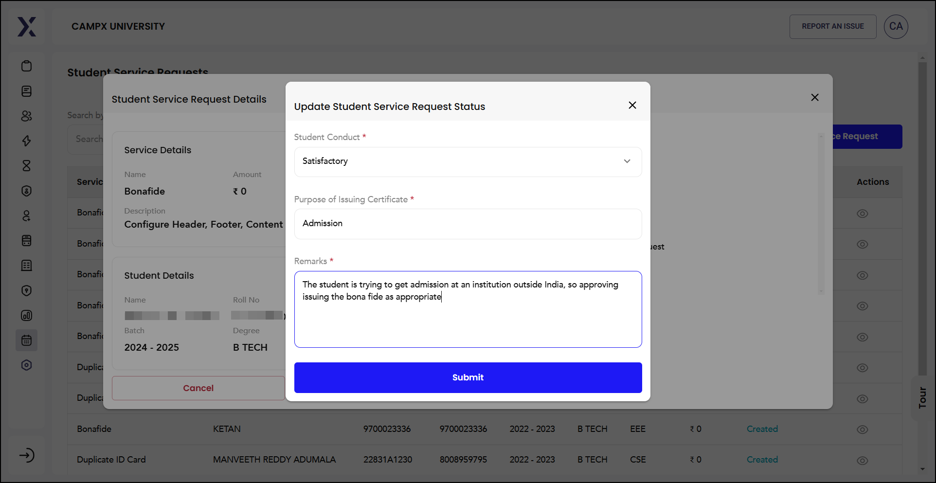 StudentServicesRequests_Finalize